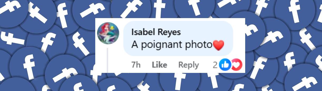 A fan comments on Tatiana Schlossberg's photo with her family, dated on January 6, 2026 | Source: Facebook/hello