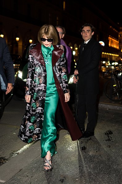 Anna Wintour au Musée des Arts Décoratifs le 26 février 2020 à Paris, France. | Photo : Getty Images