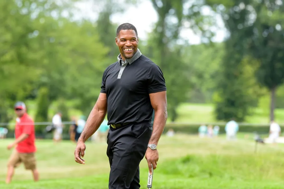 Michael Strahan at the Pro-Am Golf Tour prior to The Northern Trust on August 22, 2018 in Paramus. | Photo: Getty Images