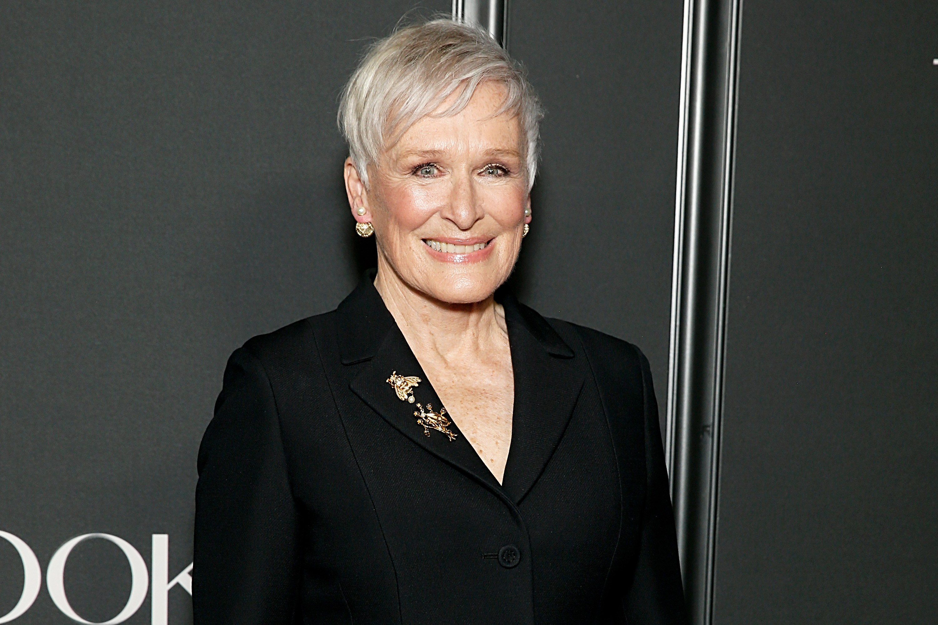 Glenn Close attends "The New Look" world premiere on February 12, 2024 in New York City| Source: Getty Images