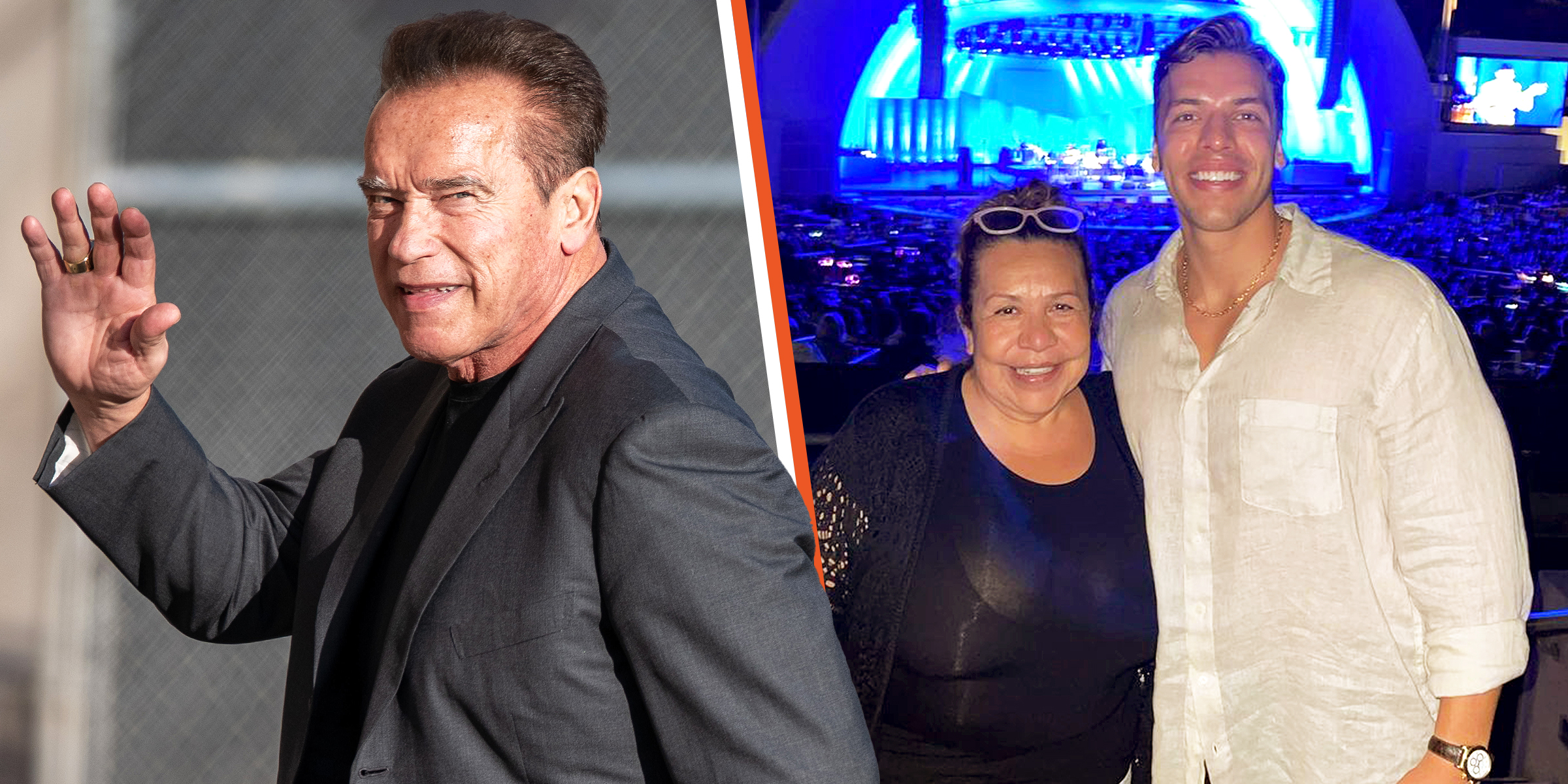 Arnold Schwarzenegger | Mildred Baena and Joseph Baena | Source: Getty Images | instagram.com/joebaena