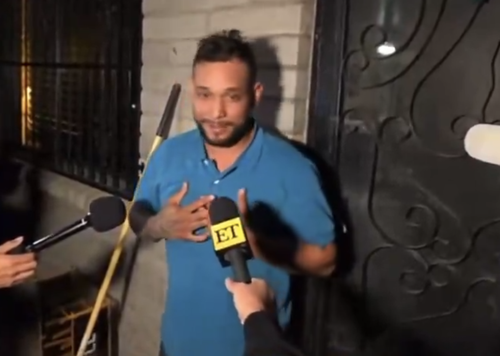 The man talks about what was damaged in his house during the police search, from a post dated February 11, 2026. | Source: X/ B.Wilkinslll