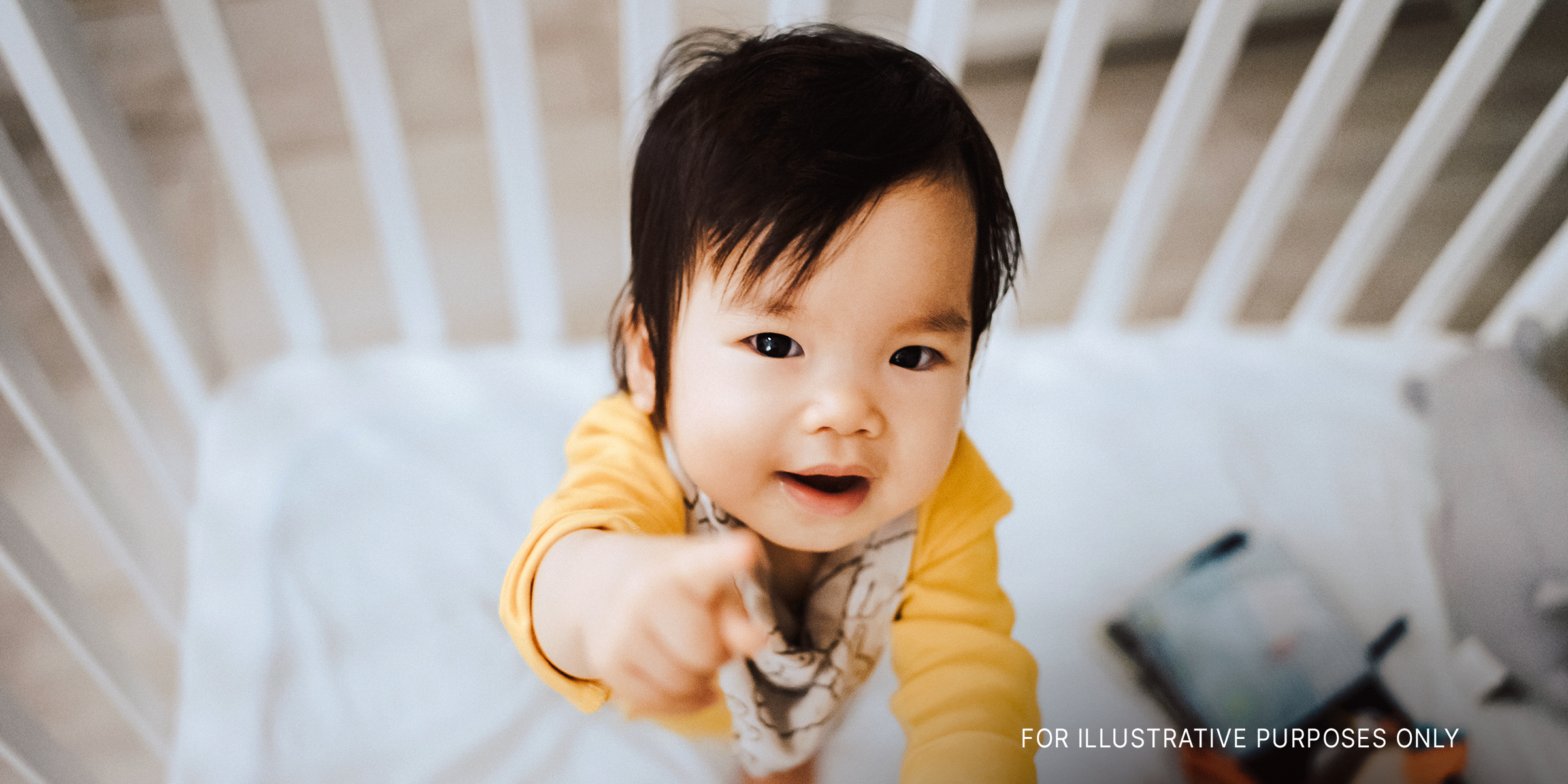 An Asian baby looking at the camera | Source: Getty Images