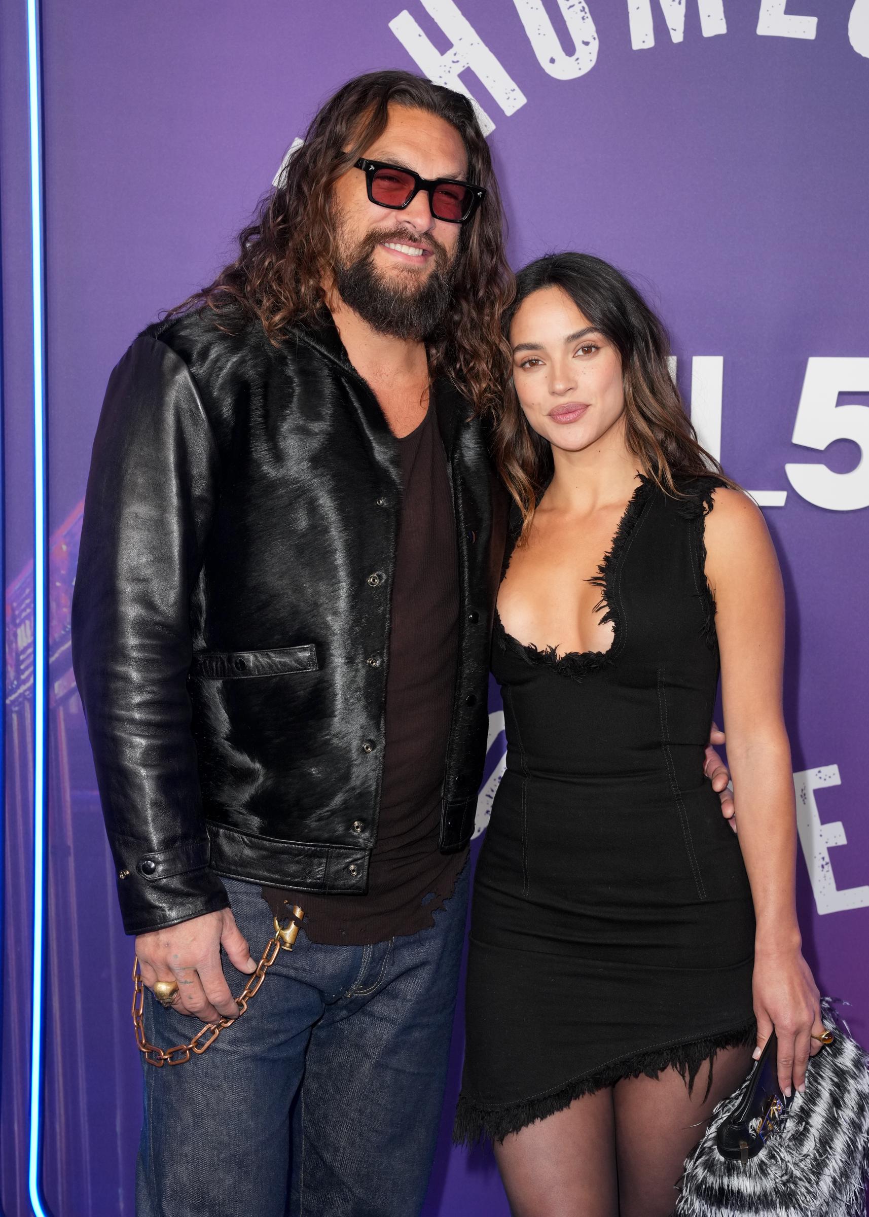 Jason Momoa and Adria Arjona at "SNL50: The Homecoming Concert." | Source: Getty Images