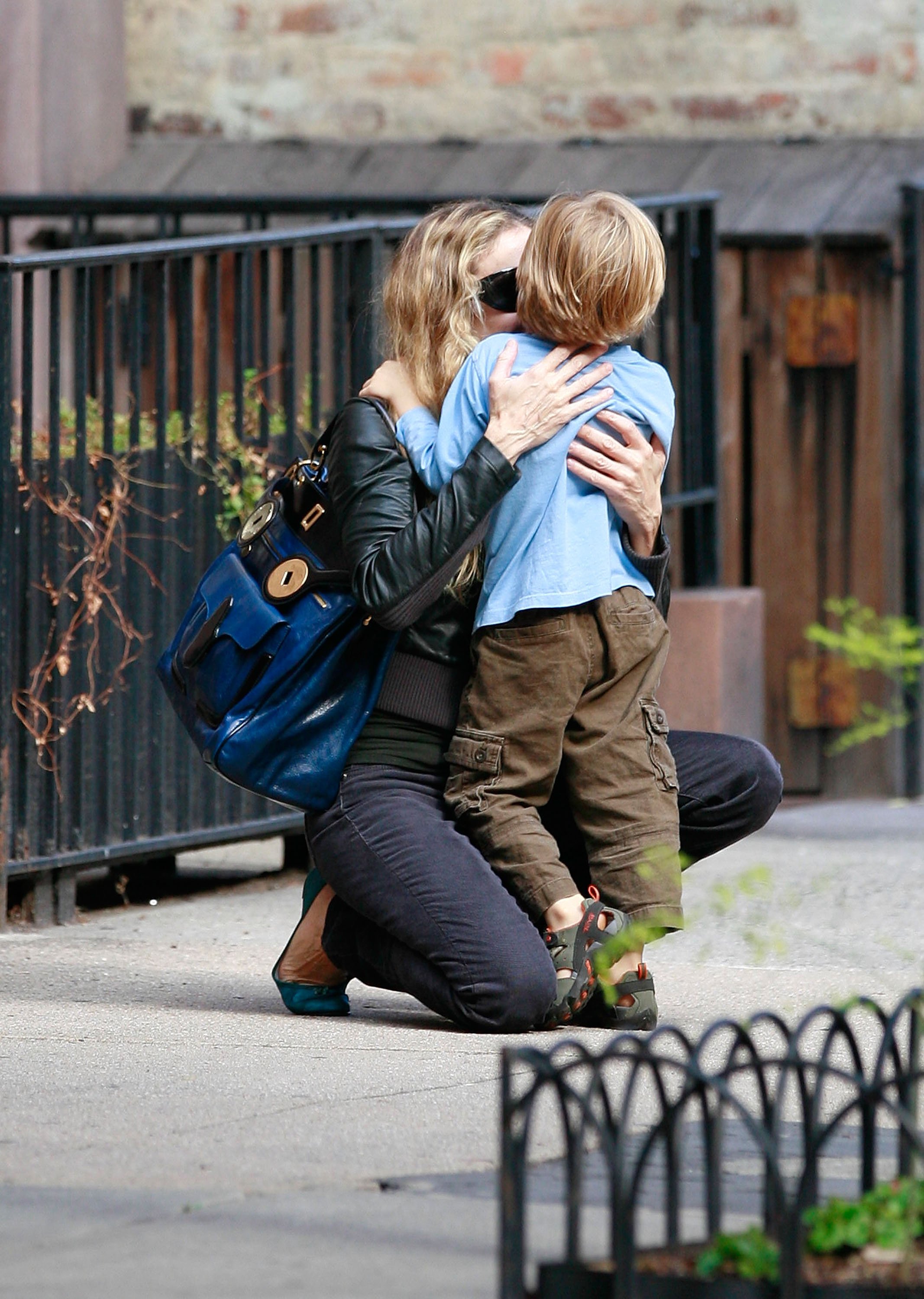 Sarah Jessica Parker sighting spending quality time with son James Broderick in the West Village on October 20, 2007 in New York City | Source: Getty Images 