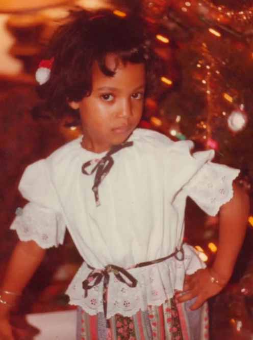 Kerry Washington was raised in the Bronx. In this photo, she appeared as a child for a Christmas throwback picture shared on Instagram on December 25, 2025. | Source: Instagram/kerrywashington