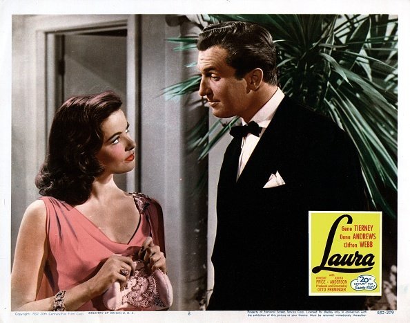 Laura, poster, Gene Tierney, Vincent Price, 1944 | Photo: Getty Images