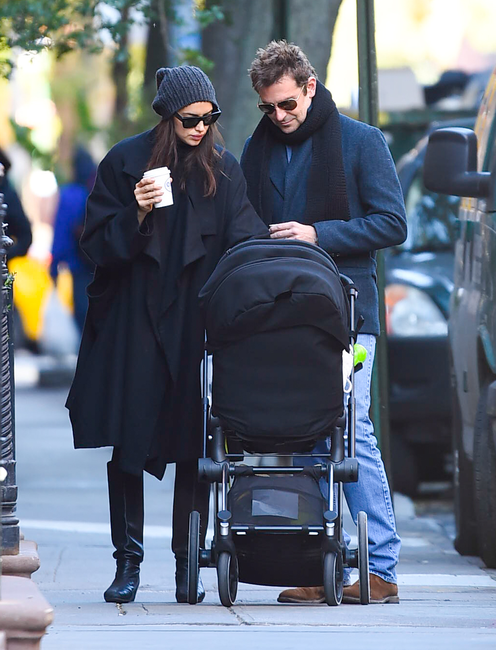 Bradley Cooper and Irina Shayk in Soho on October 24, 2018 in New York City. | Source: Getty Images