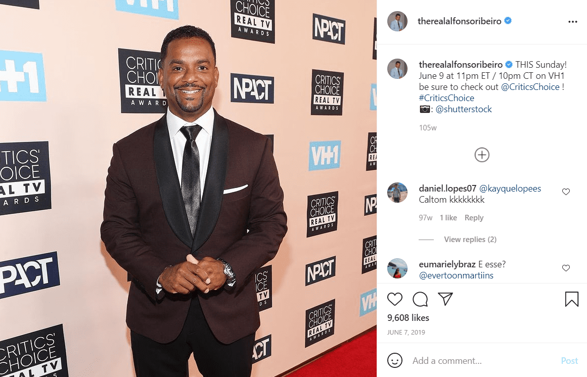 A photo of Alfonso Ribeiro looking dapper in a suit. | Photo: Instagram/Alfonsoribeiro
