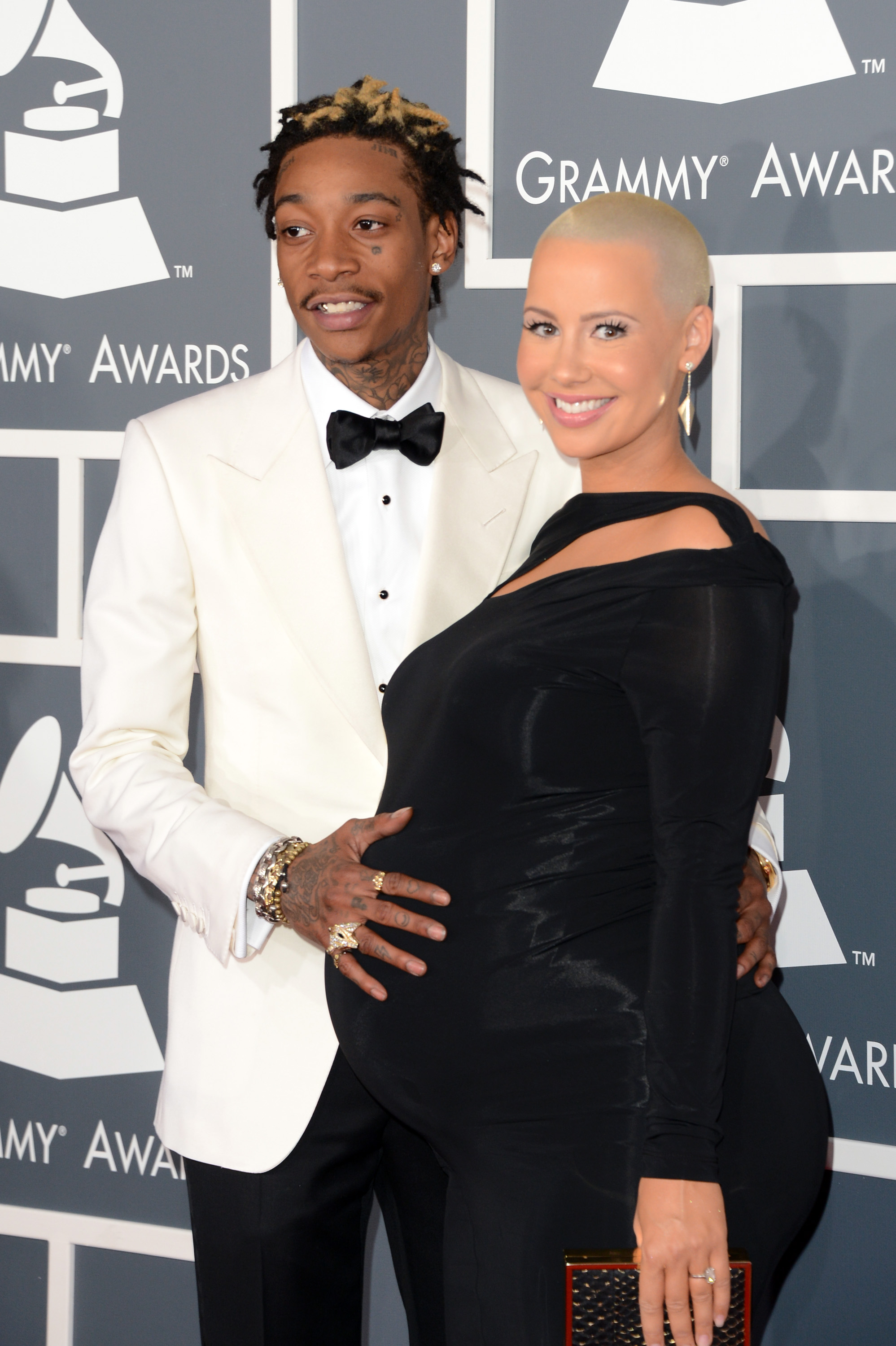 Wiz Khalifa and Amber Rose at the 55th Annual Grammy Awards at Staples Center on February 10, 2013, in Los Angeles, California. | Source: Getty Images