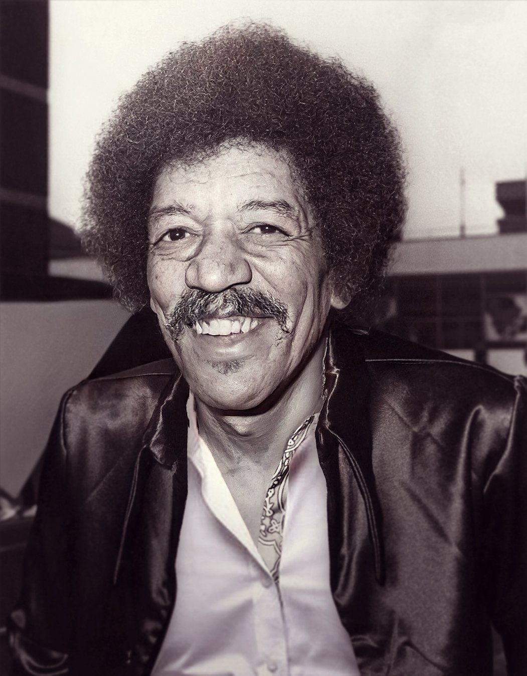 Jimi Hendrix as he might have looked in his 70s | Source: Getty Images