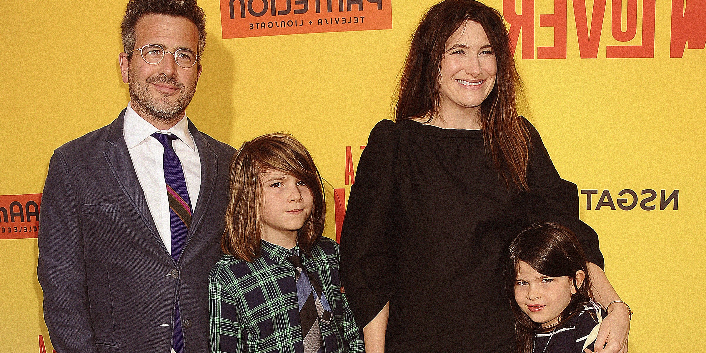 Kathryn Hahn, Ethan, Leonard and Mae Sandler | Source: Getty Images