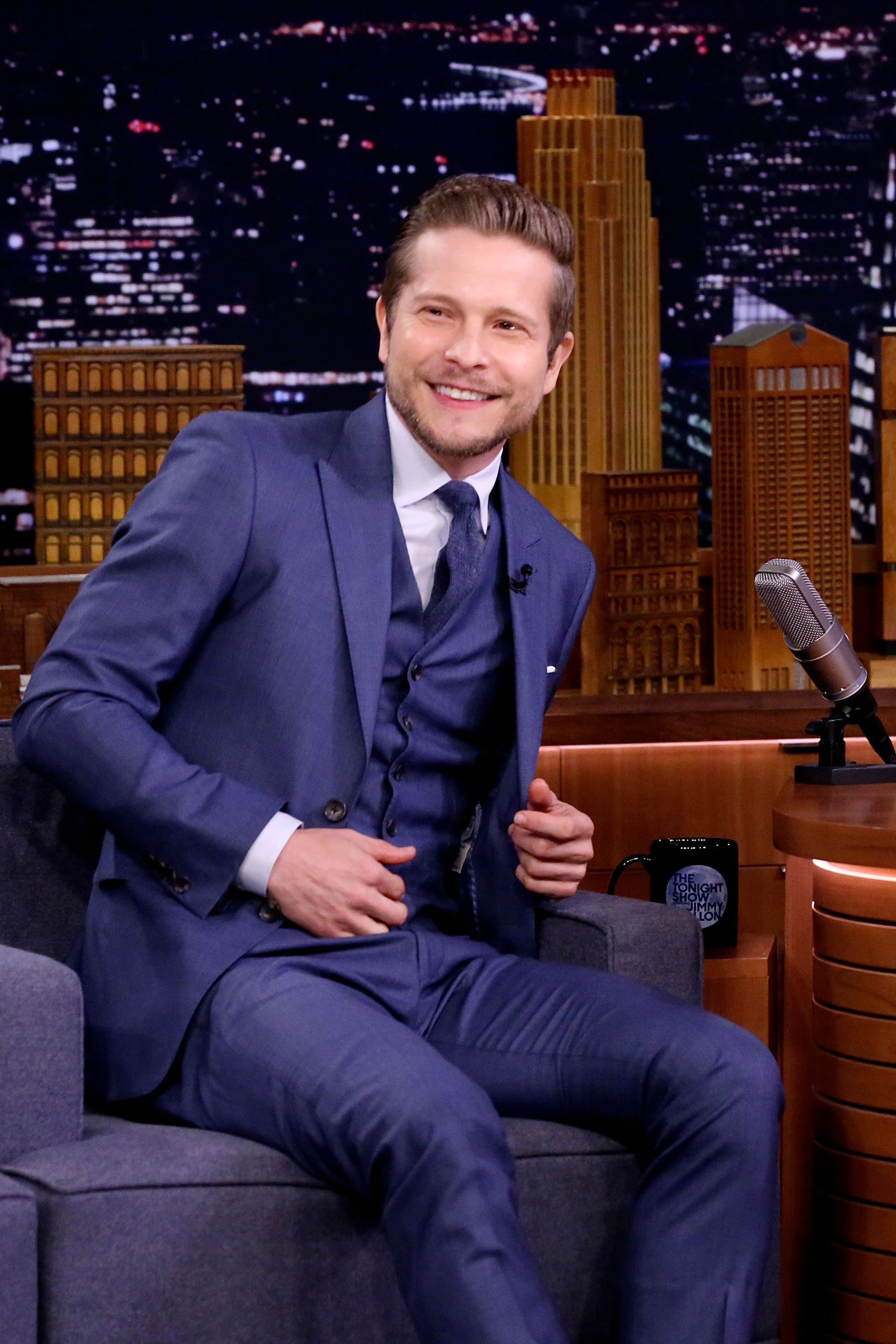 Actor Matt Czuchry during an interview on "The Tonight Show Starring Jimmy Fallon" September 12, 2018. | Photo: Getty Images
