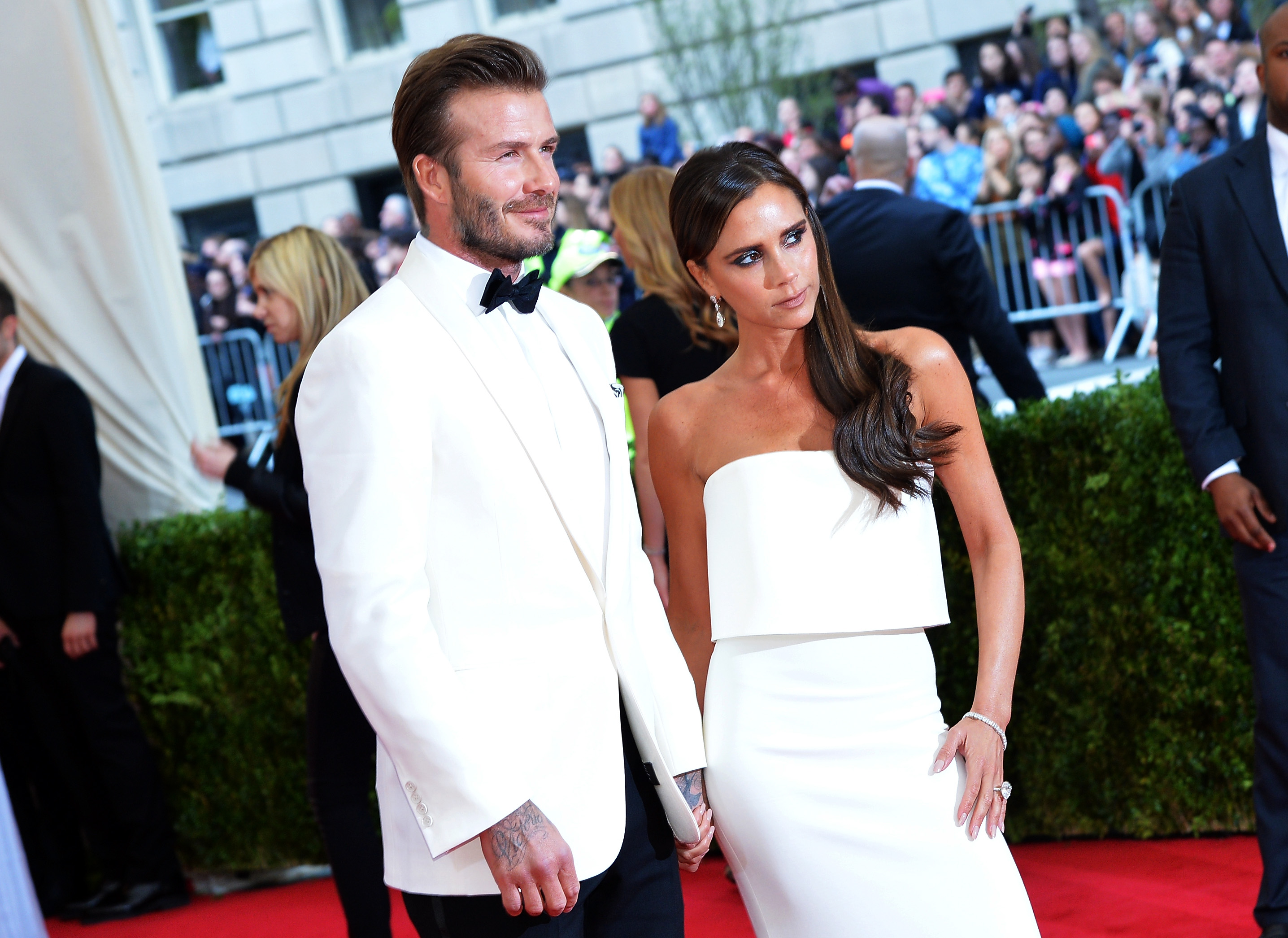 David Beckham and Victoria Beckham in New York City on May 5, 2014 | Source: Getty Images