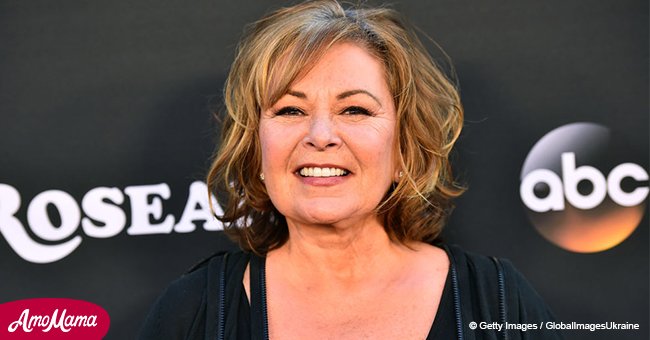  Roseanne Barr keeps it cool in the casual style blazer and fitted jeans at Disney ABC Upfronts