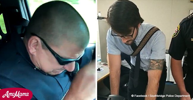 Retiring cop is surprised by son on the final radio call of his last day