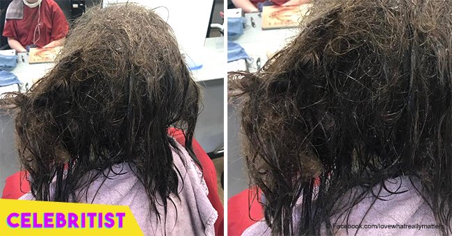 Hairdresser transforms depressed teen's matted hair and she looks totally different