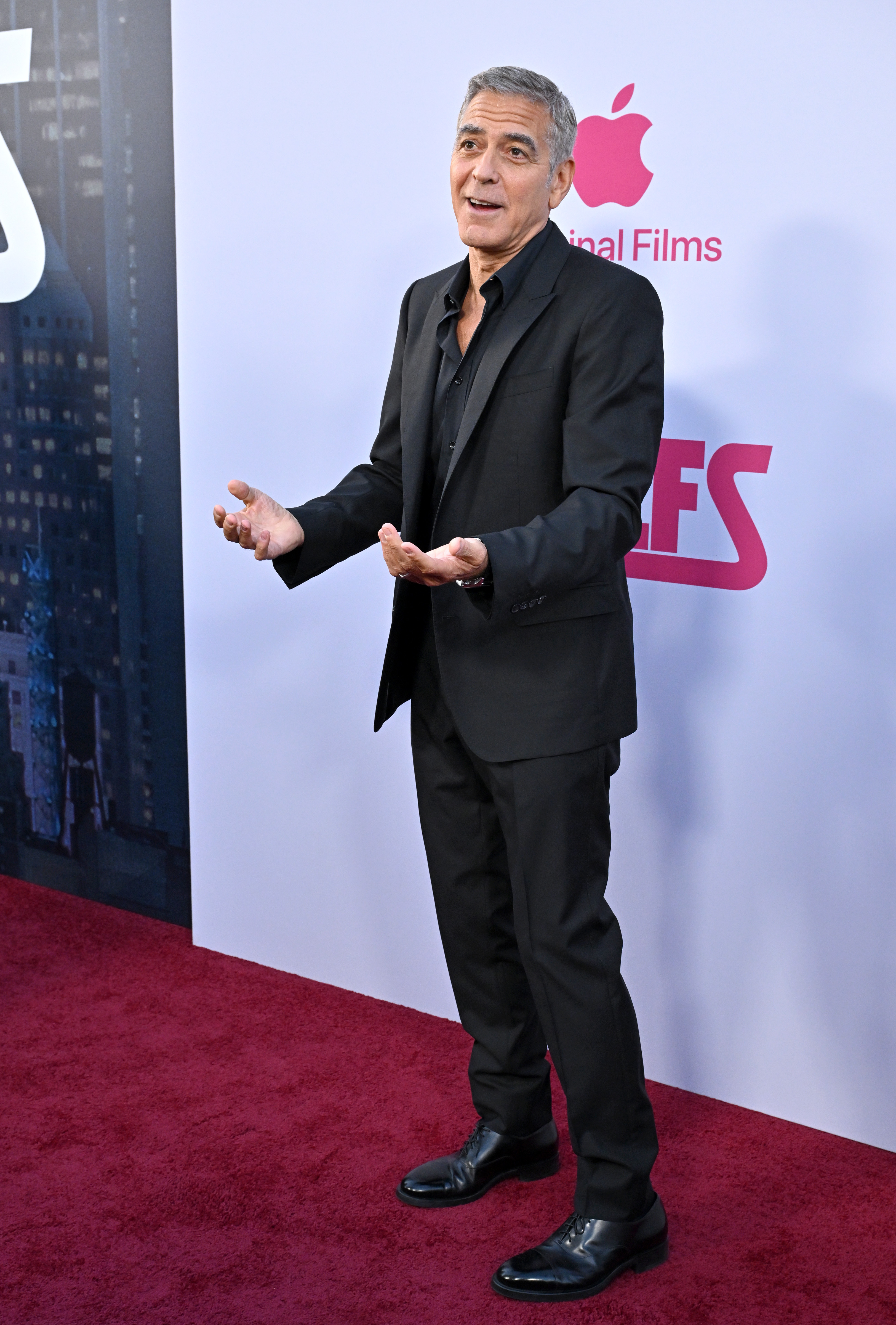 George Clooney at the Los Angeles premiere of "Wolfs" in Hollywood, California on September 18, 2024 | Source: Getty Images