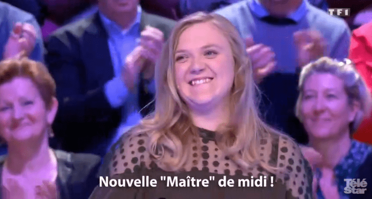 Gwenaëlle, surprise sur le plateau des "12 coups de midi" en apprenant qu'elle est le nouveau "Maître" de midi. | Capture d'écran Daily Motion/Télé Star Gwenaëlle, surprise sur le plateau des "12 coups de midi" en apprenant qu'elle est le nouveau "Maître" de midi. | Capture d'écran Daily Motion/Télé Star