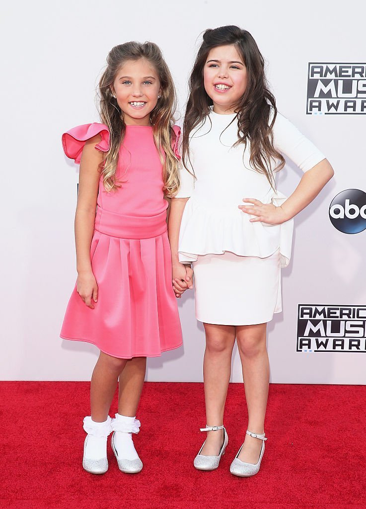 TV personalities Rosie Grace and Sophia Grace attend the 2015 American Music Awards at Microsoft Theater | Getty Images