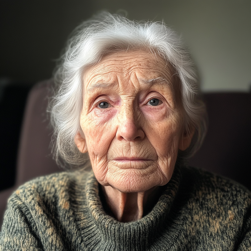 A close up of an older woman | Source: Midjourney