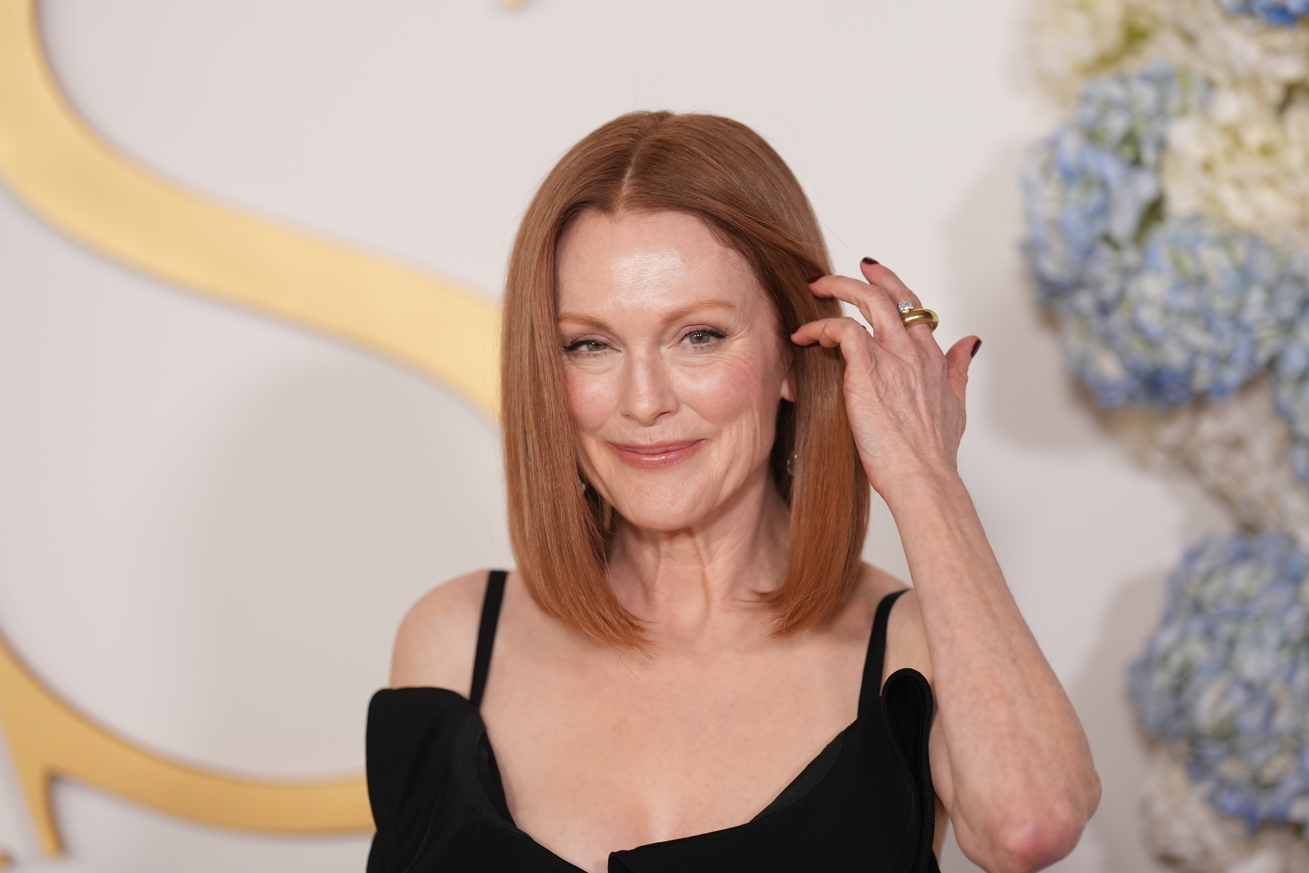 Julianne Moore is at Netflix's "Sirens" world premiere held at The Oak Room at the Plaza Hotel in New York  on May 20, 2025 | Source: Getty Images
