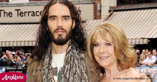 Russell Brand's mom was the victim of a serious car crash