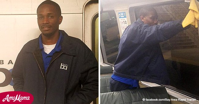 Man hailed as a hero for saving a rider's life after he was found unconscious on a train