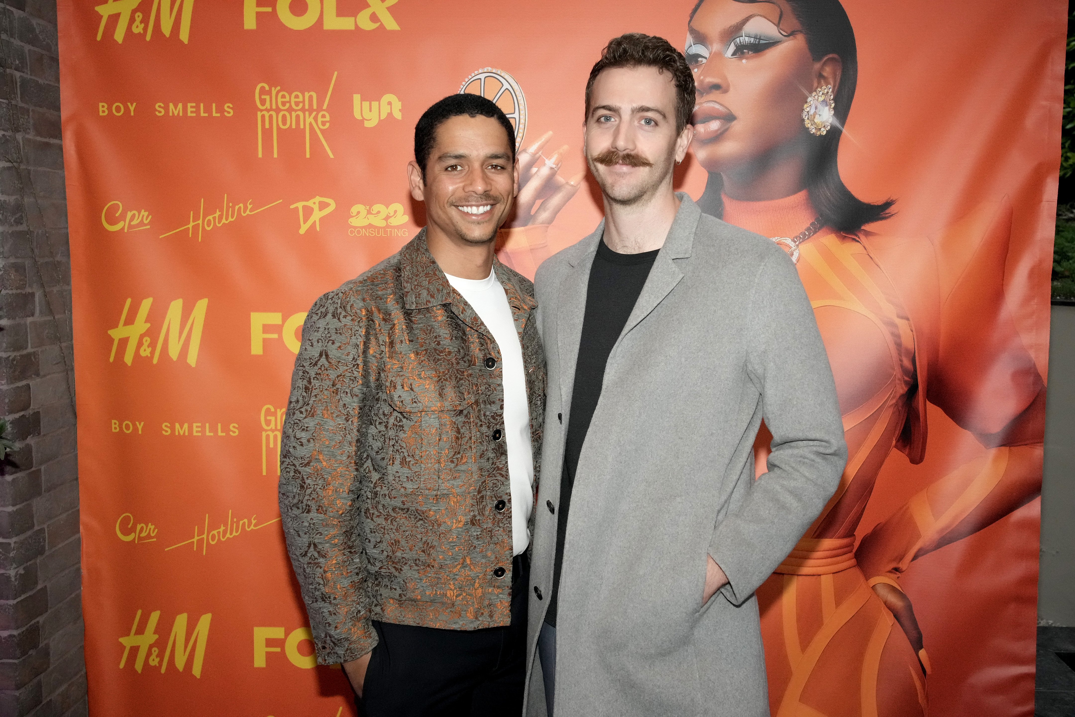 Charlie Barnett and Drew Bender at the "Shea Couleé All-Stars" Premiere at EssentiaLyfe in Los Angeles, CA, on May 20, 2022. | Source: Getty Images