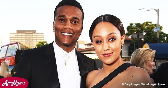 Tia Mowry shares a sweet photo with her hubby and 6-year-old son. They are a beautiful family