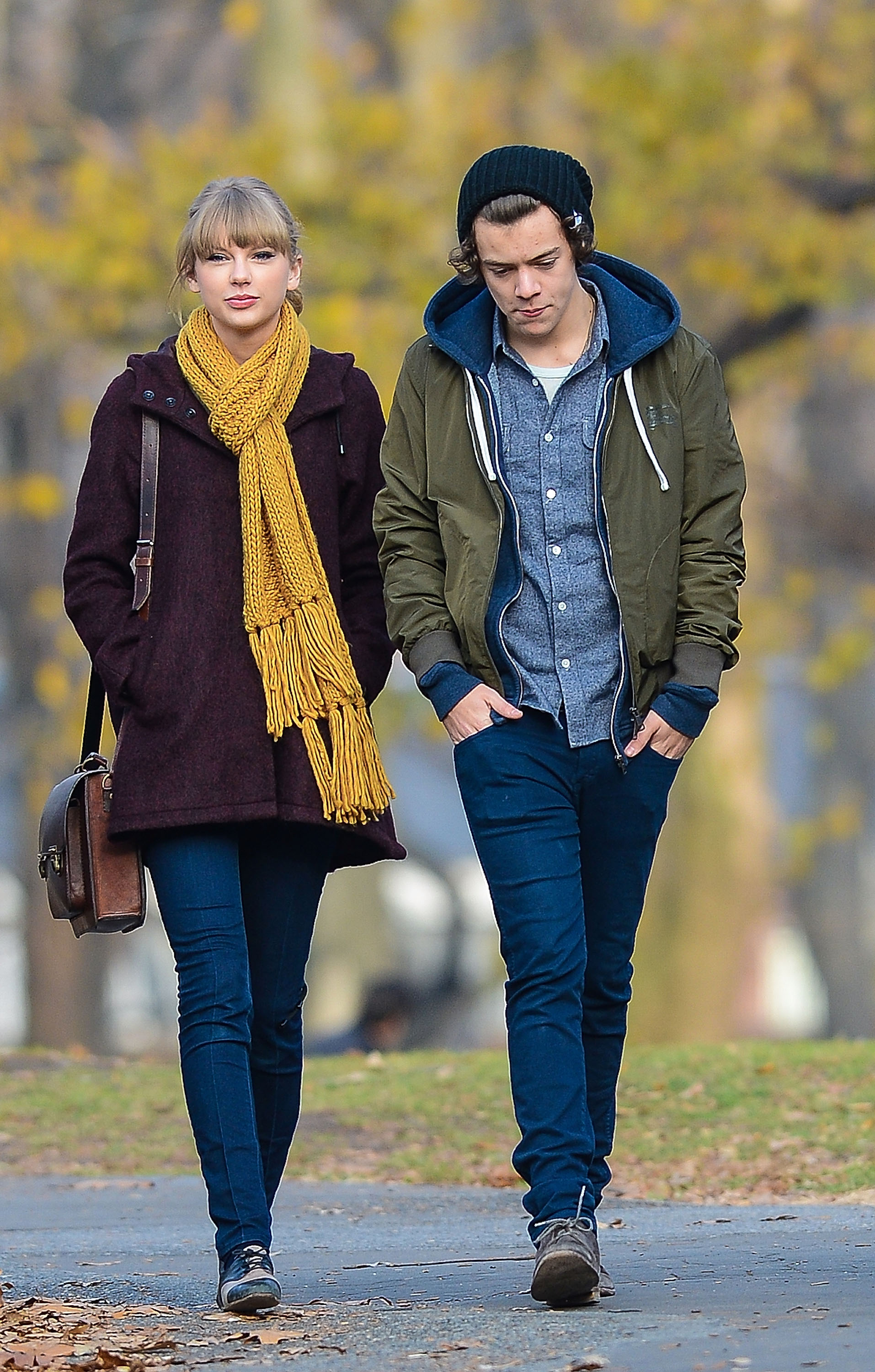 Harry Styles and Taylor Swift seen on December 2, 2012, in New York. | Source: Getty Images