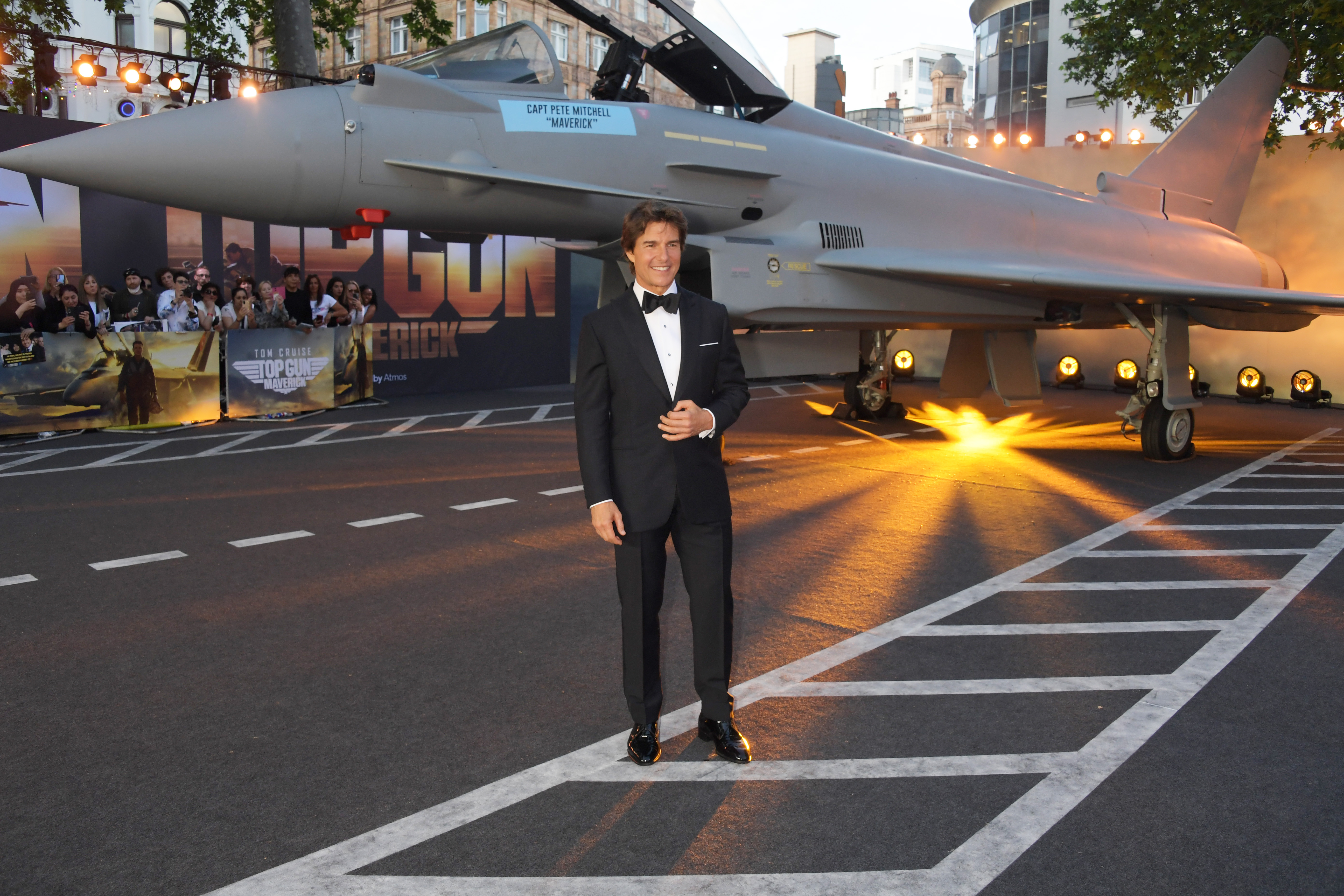 Tom Cruise at the Royal Film Performance screening of "Top Gun: Maverick" in Leicester Square on May 19, 2022 in London, England | Source: Getty Images