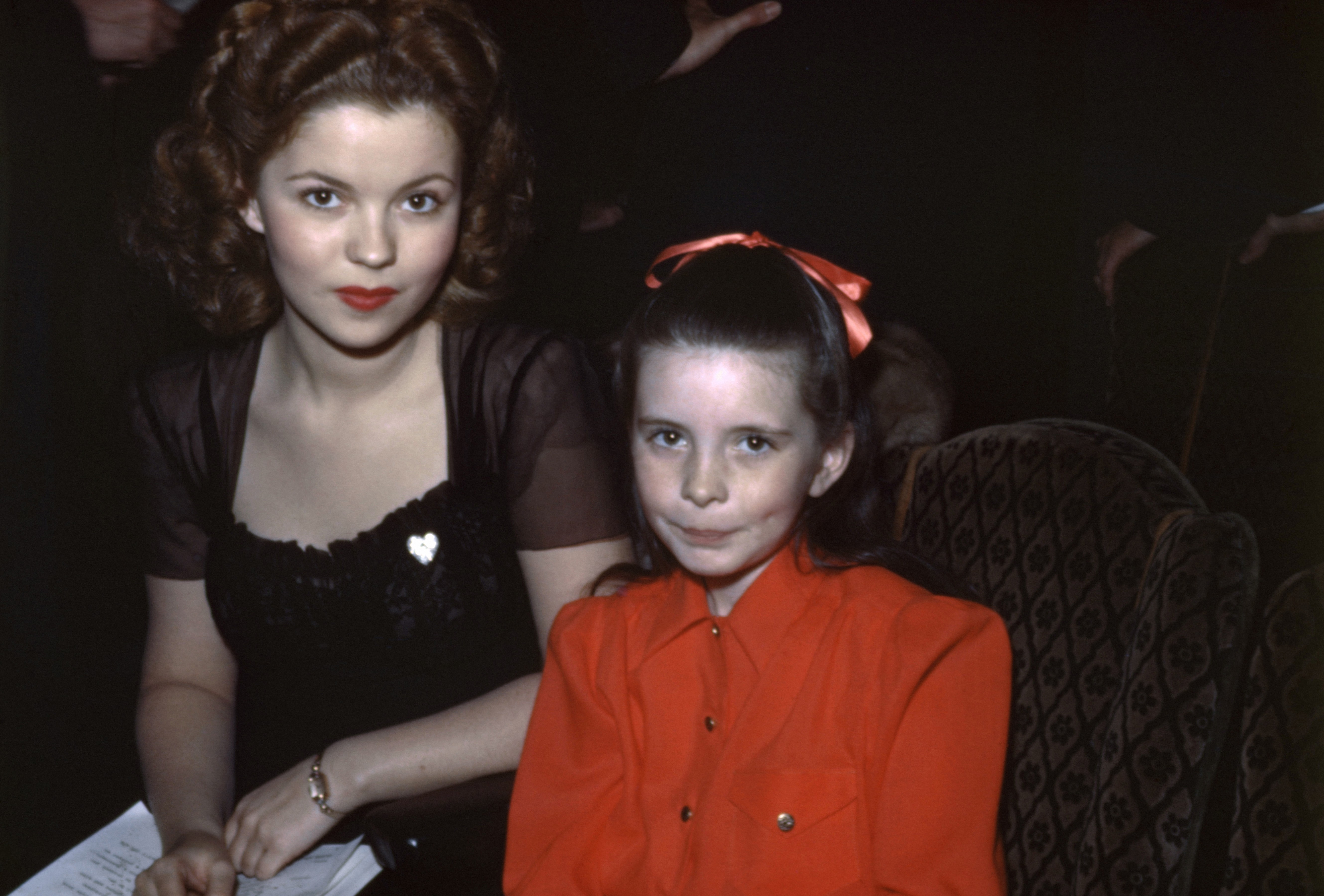 An undated image of the Shirley Temple and the child actress | Source: Getty Images