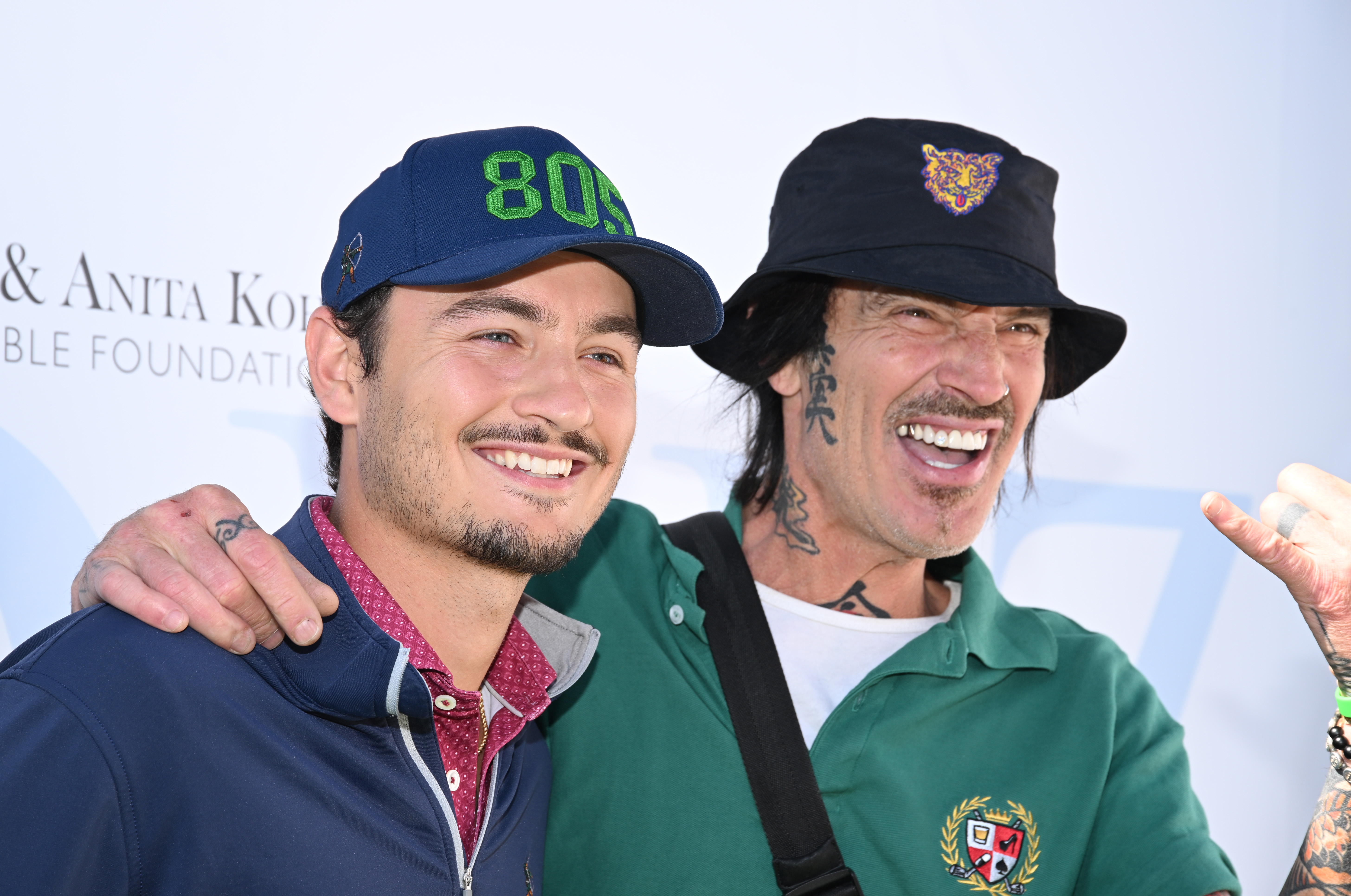 Brandon Thomas Lee and his father, Tommy Lee, at Lakeside Golf Club in Toluca Lake, California, on April 29, 2024 | Source: Getty Images