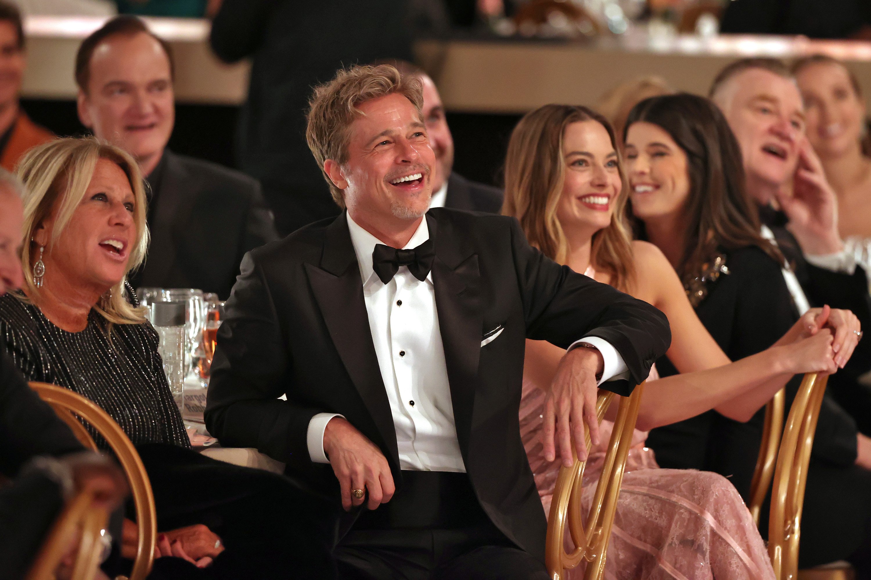 Brad Pitt at the Beverly Hilton Hotel on January 10, 2023 in Beverly Hills, California | Source: Getty Images