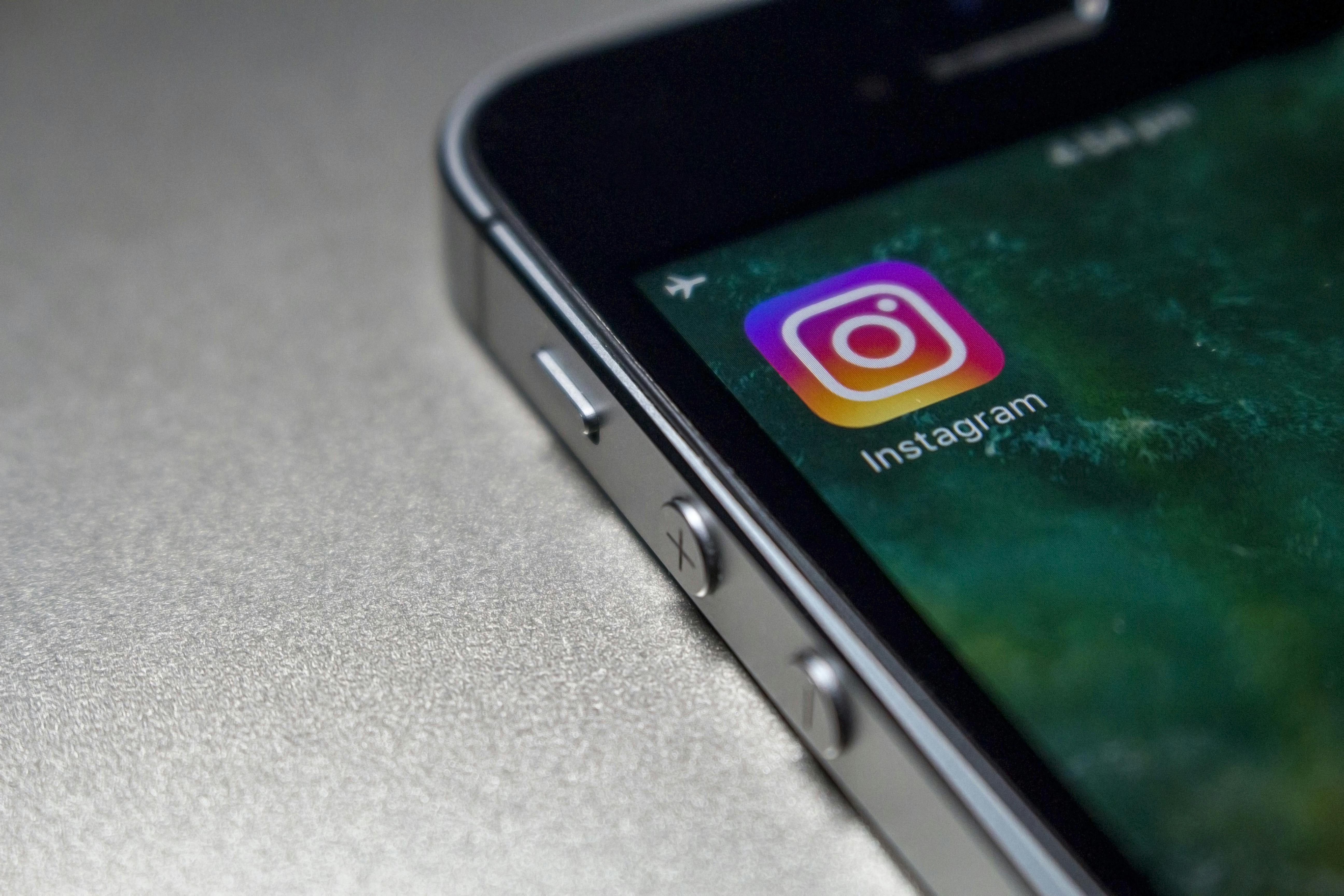 The Instagram app on a phone | Source: Pexels