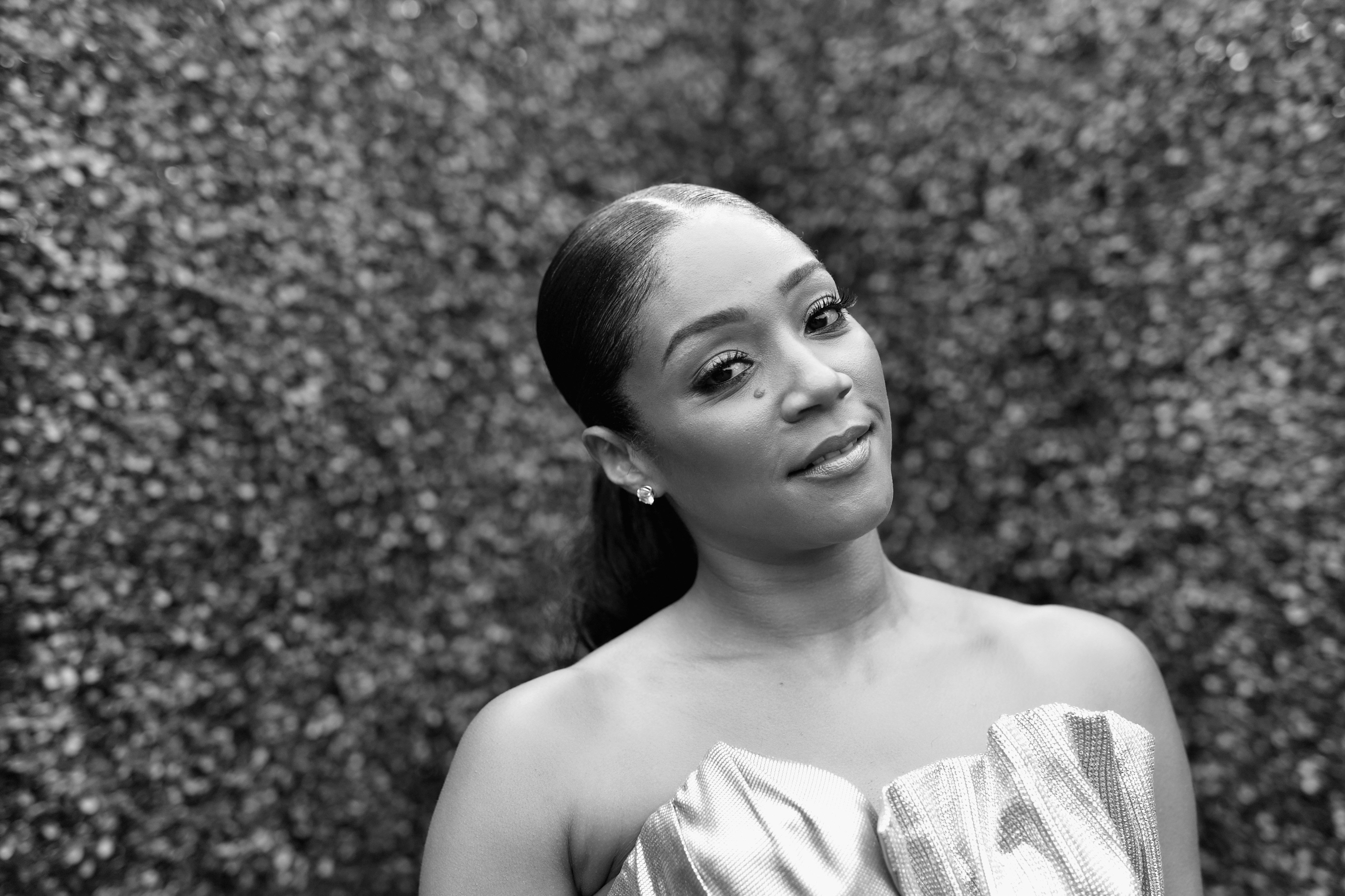 Tiffany Haddish attends the 2018 MTV Movie And TV Awards at Barker Hangar on June 16, 2018. | Source: Getty Images 