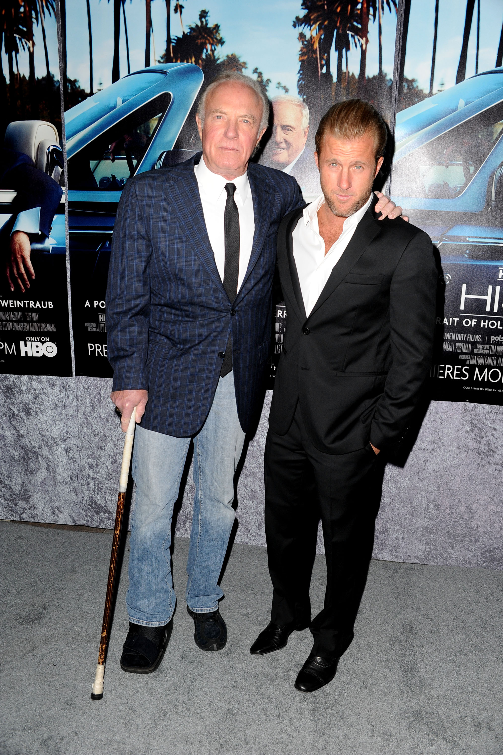 James and Scott Caan at the premiere of "His Way" at Paramount Studios on March 22, 2011, in Hollywood, California. | Source: Getty Images