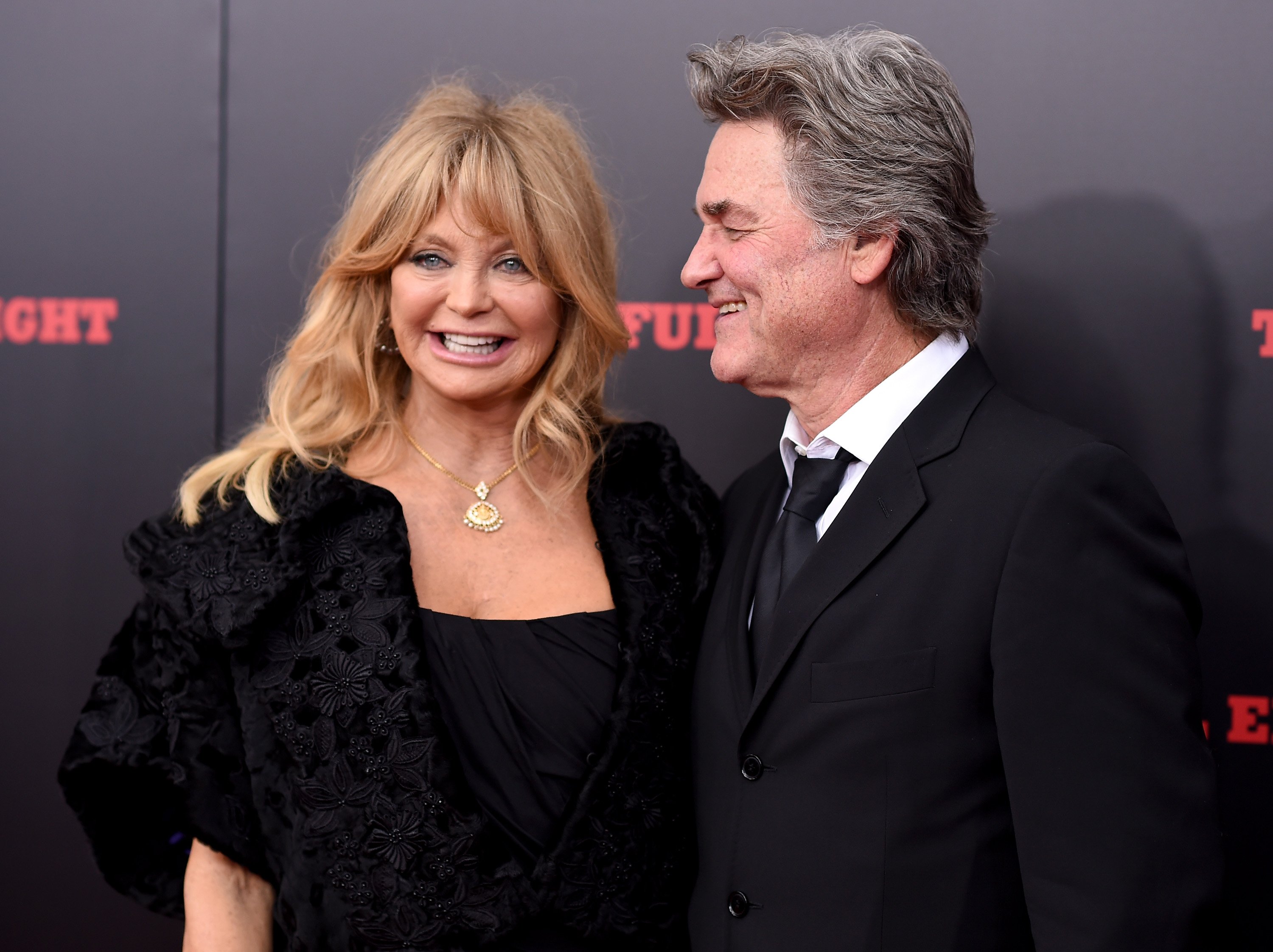 Actress Goldie Hawn and Actor Kurt Russell on December 14, 2015 in New York City | Source: Getty Images