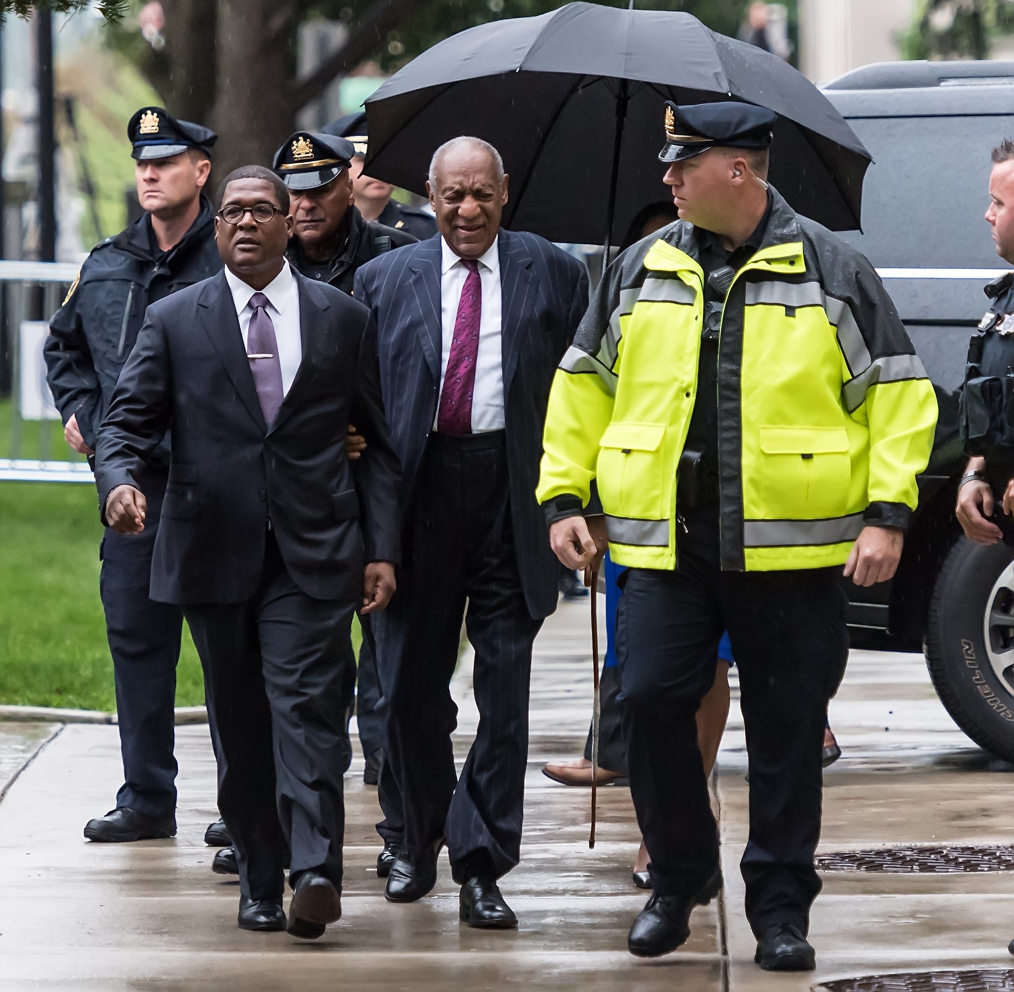 Bill Cosby arrives for sentencing for his sexual assault trial at the Montgomery County Courthouse on Sept. 25, 2018 in Pennsylvania | Photo: Getty Images