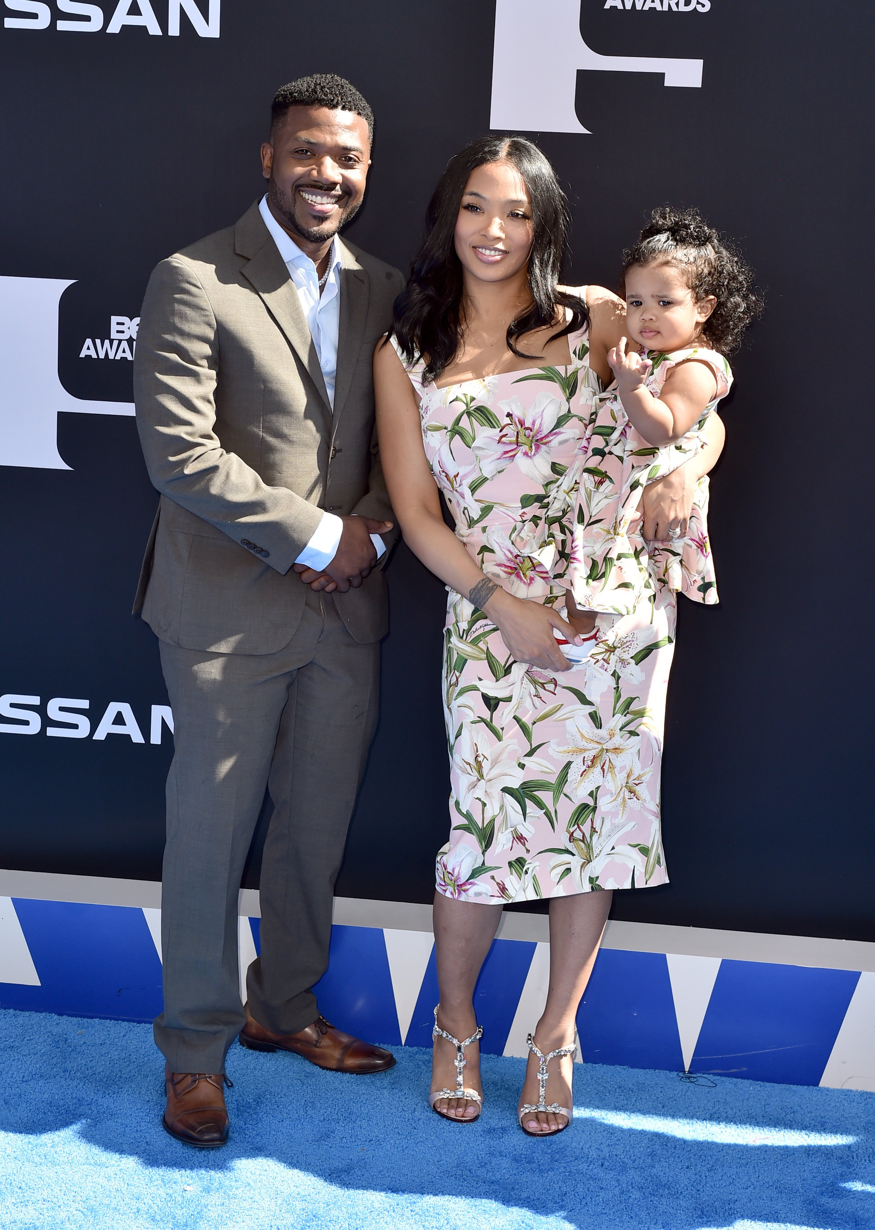 Ray J, Princess Love & Melody Love Norwood at the BET Awards on June 23, 2019 in California. | Photo: Getty Images