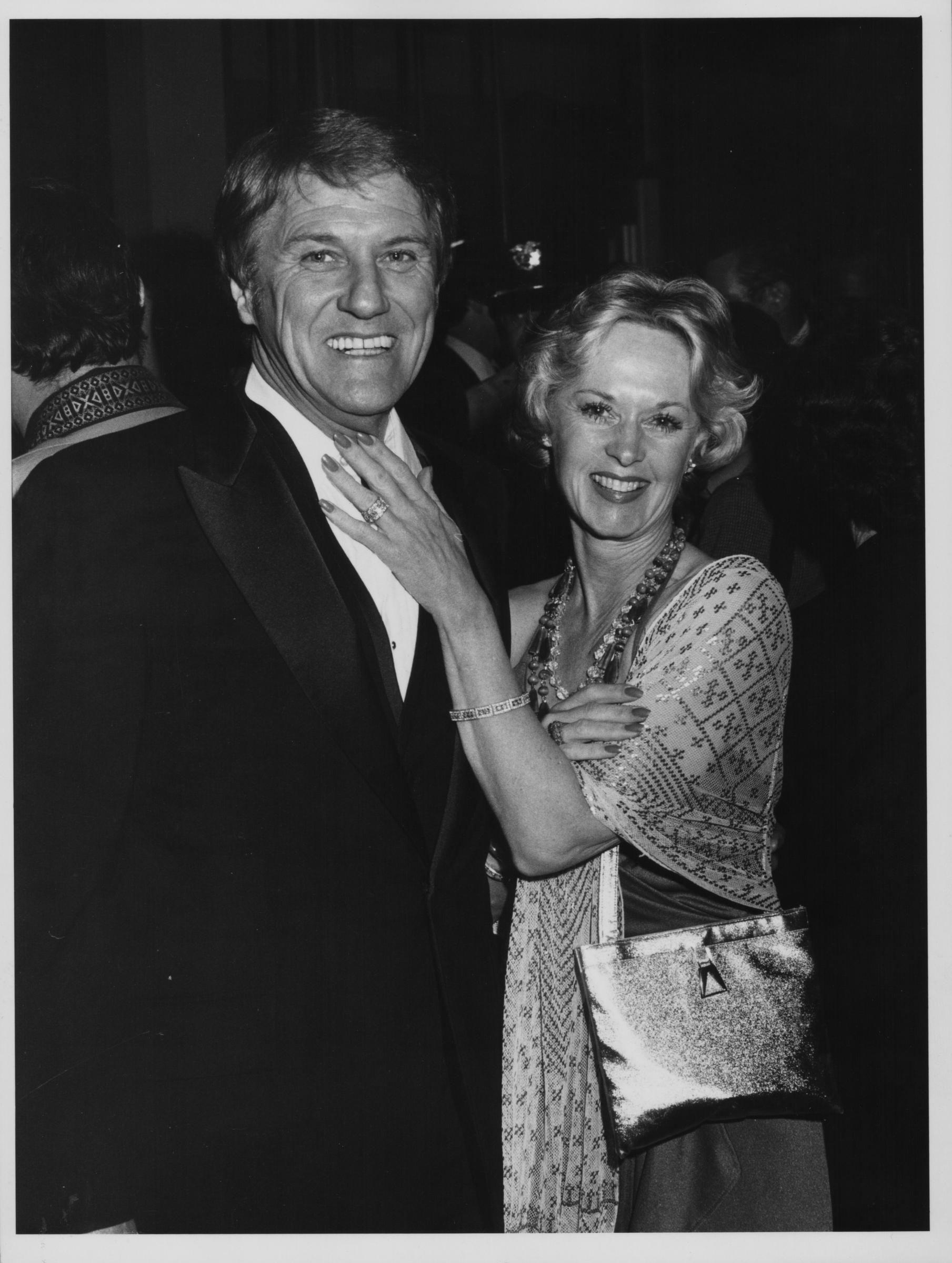 Noel Marshall and Tippi Hedren attending the Directors Guild of America Awards, in Beverly Hill Hilton, California, on March 14, 1981. | Source: Getty Images