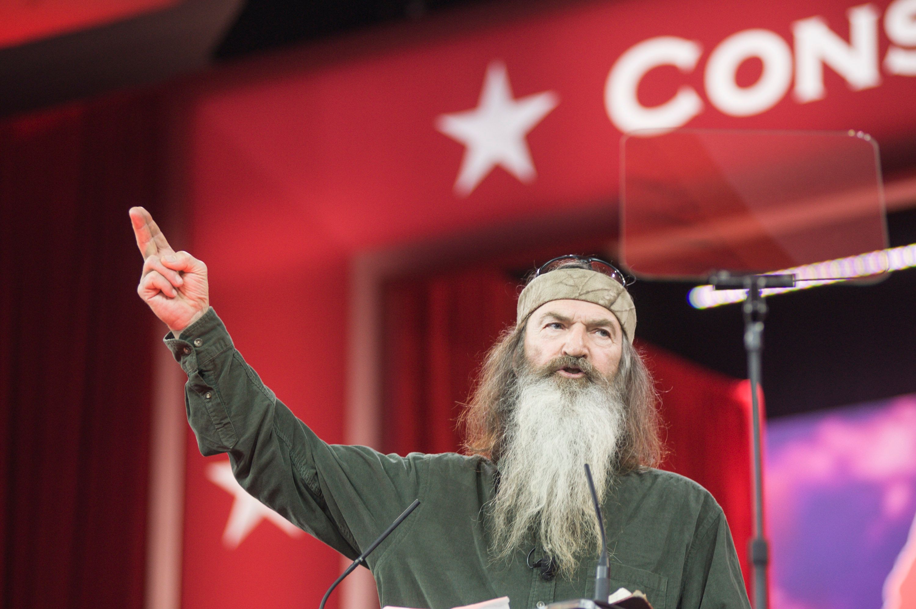 Phil Robertson of Duck Dynasty at the Gaylord National Resort Hotel and Convention Center on February 27, 2015 | Photo: Getty Images
