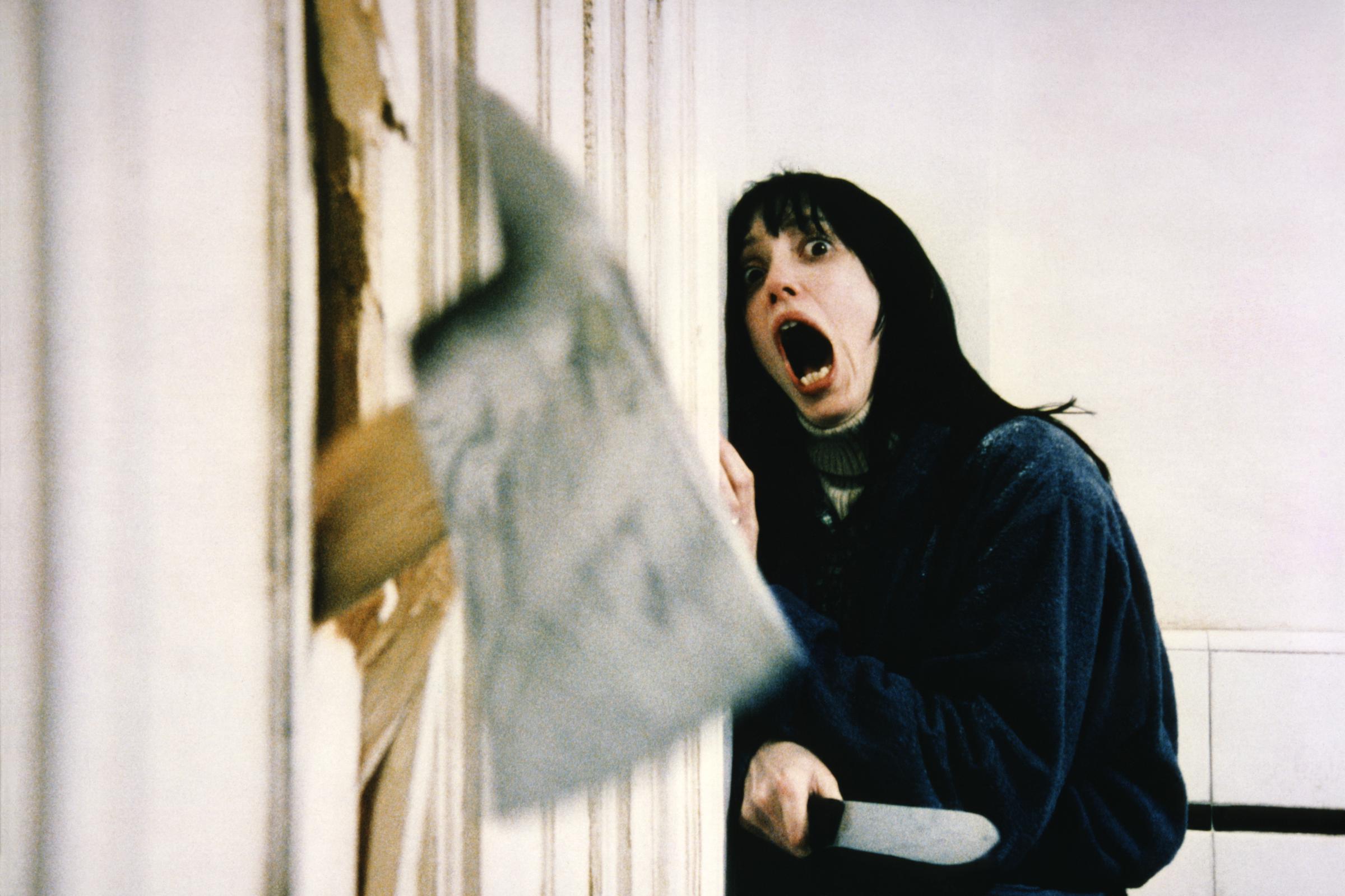 Shelley Duvall in a scene from "The Shining" in 1980. | Source: Getty Images