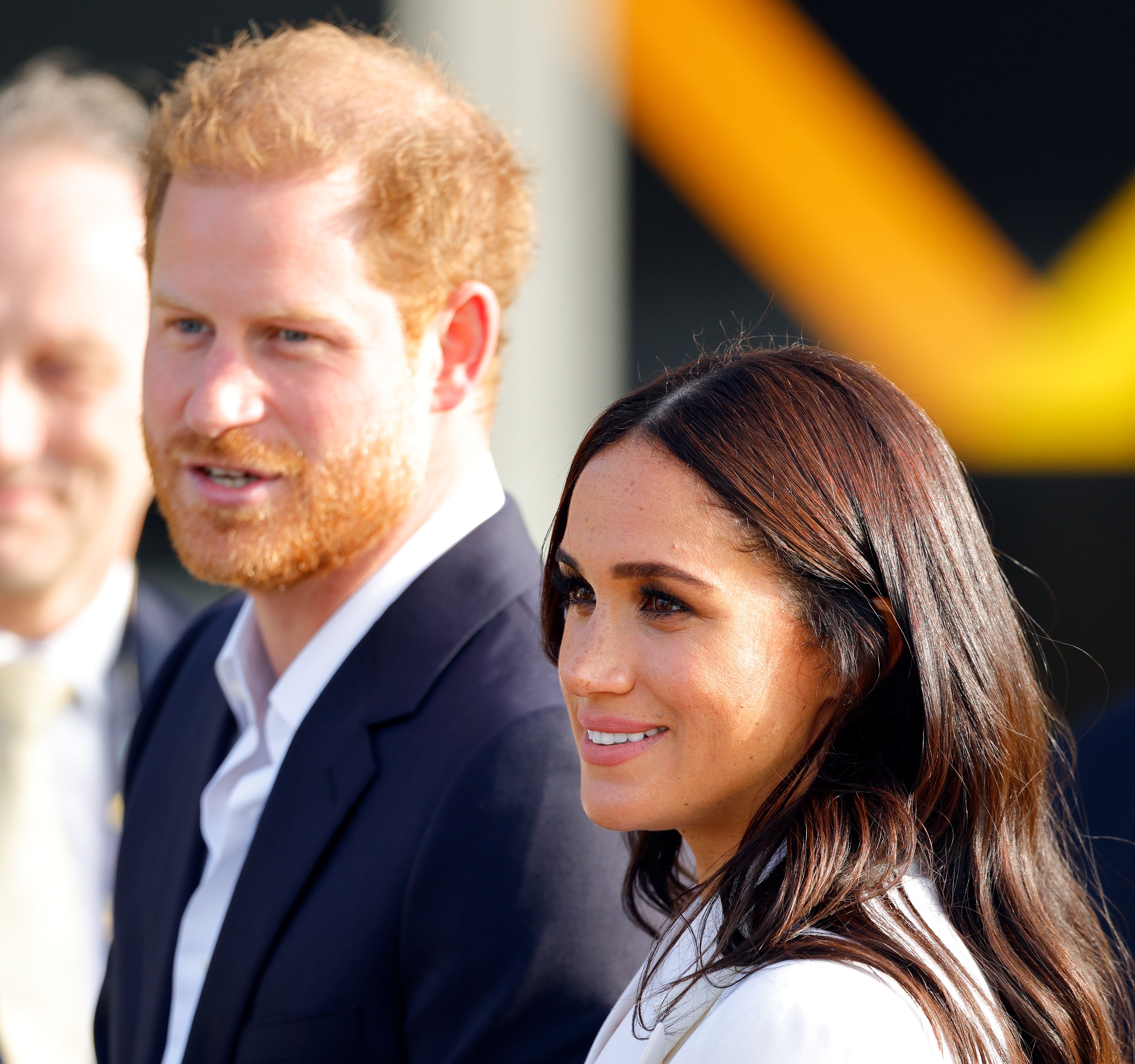 Prince Harry and Meghan Markle attending an Invictus Games Friends and Family reception at Zuiderpark on April 15, 2022 in The Hague, Netherlands. / Source: Getty Images