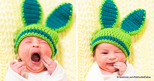 NICU Nurses and Volunteers Crochet Adorable Caps for Preemies on Easter Eve