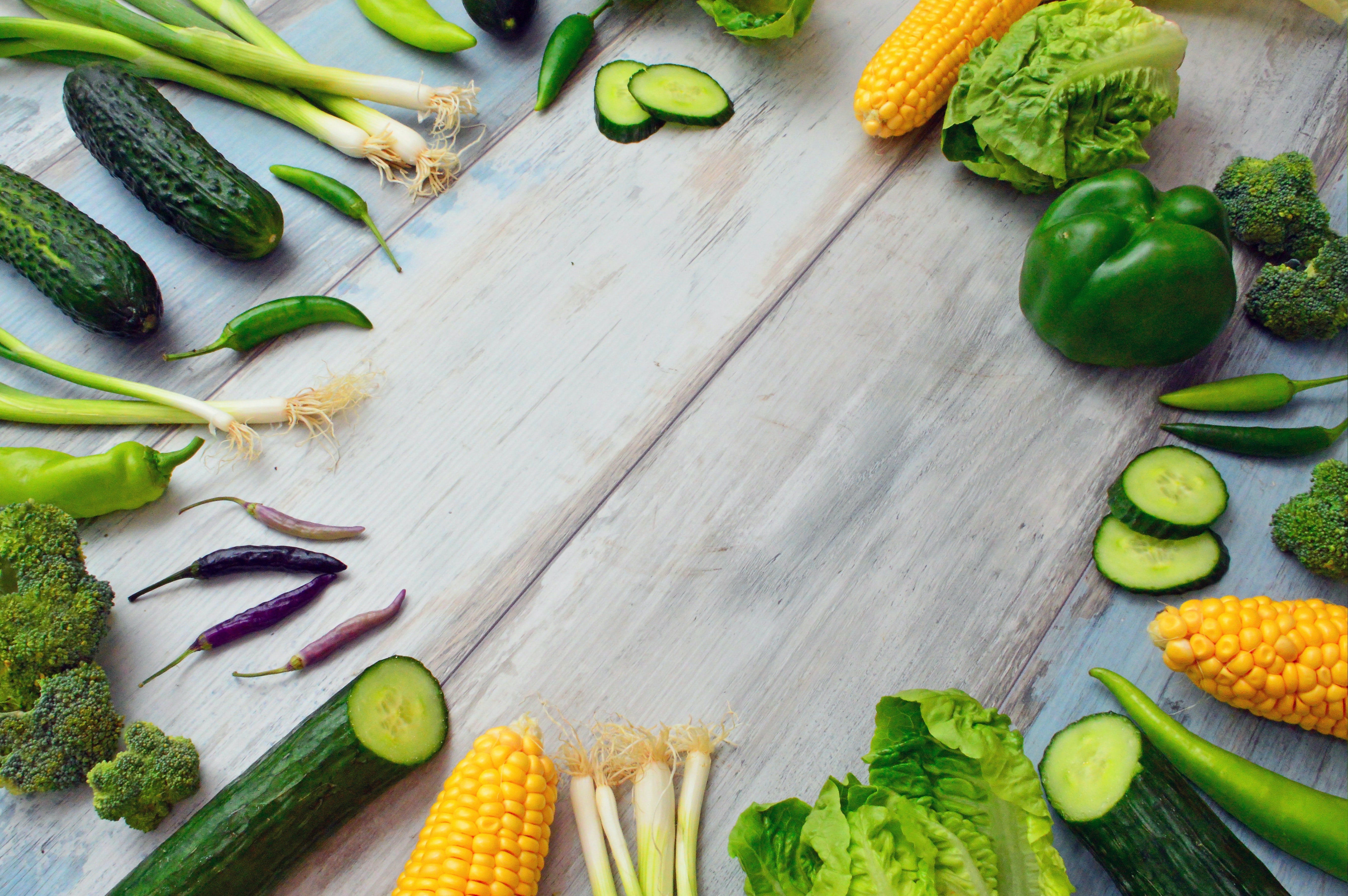 A variety of vegetables on a table. | Pexels/ Angele J