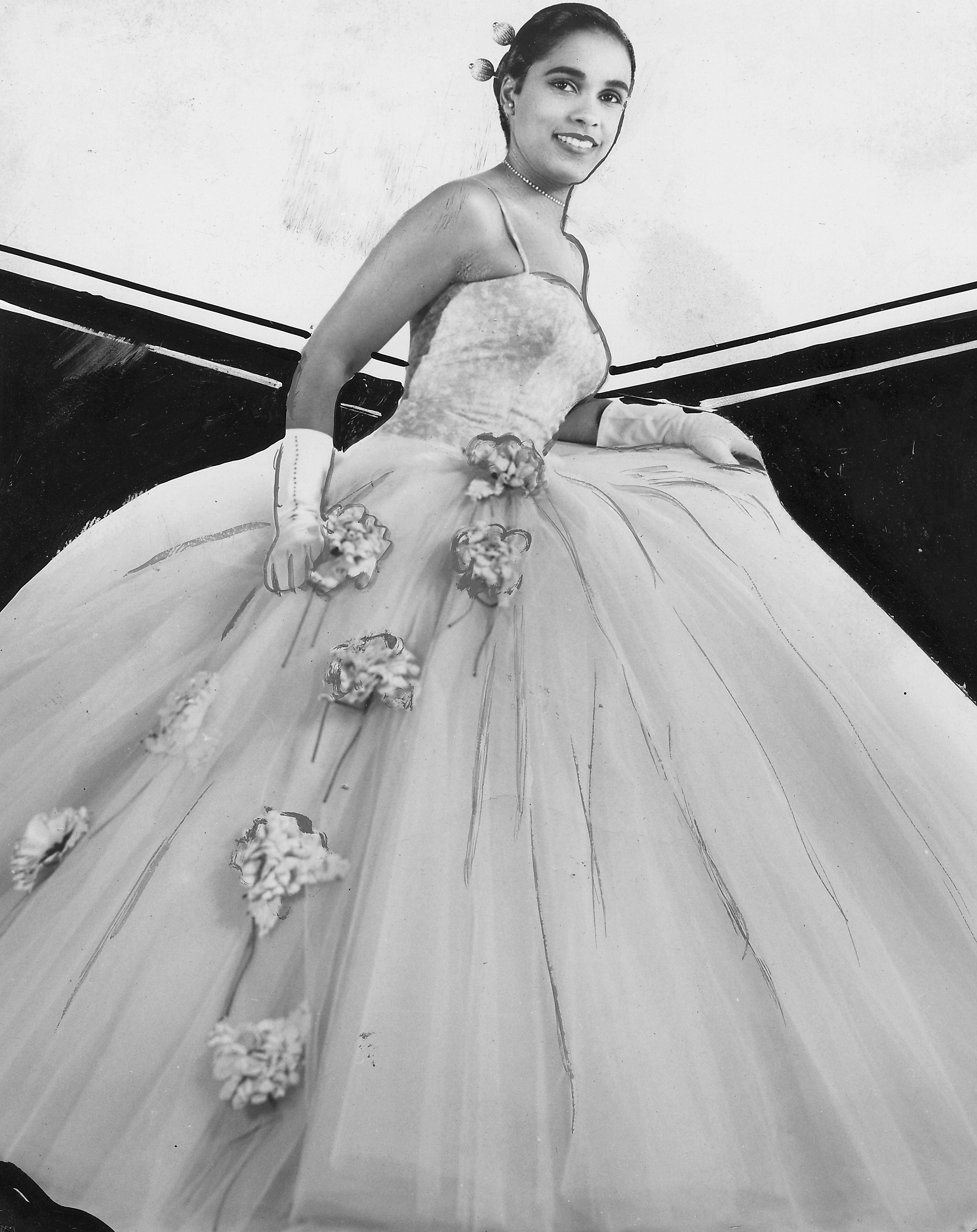 Marguerite Belafonte in a wedding dress | Source: Getty Images