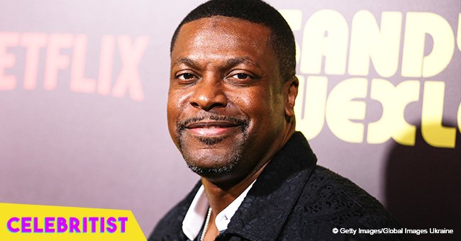 Chris Tucker looks radiantly happy in photo with girlfriend and her grown-up daughter