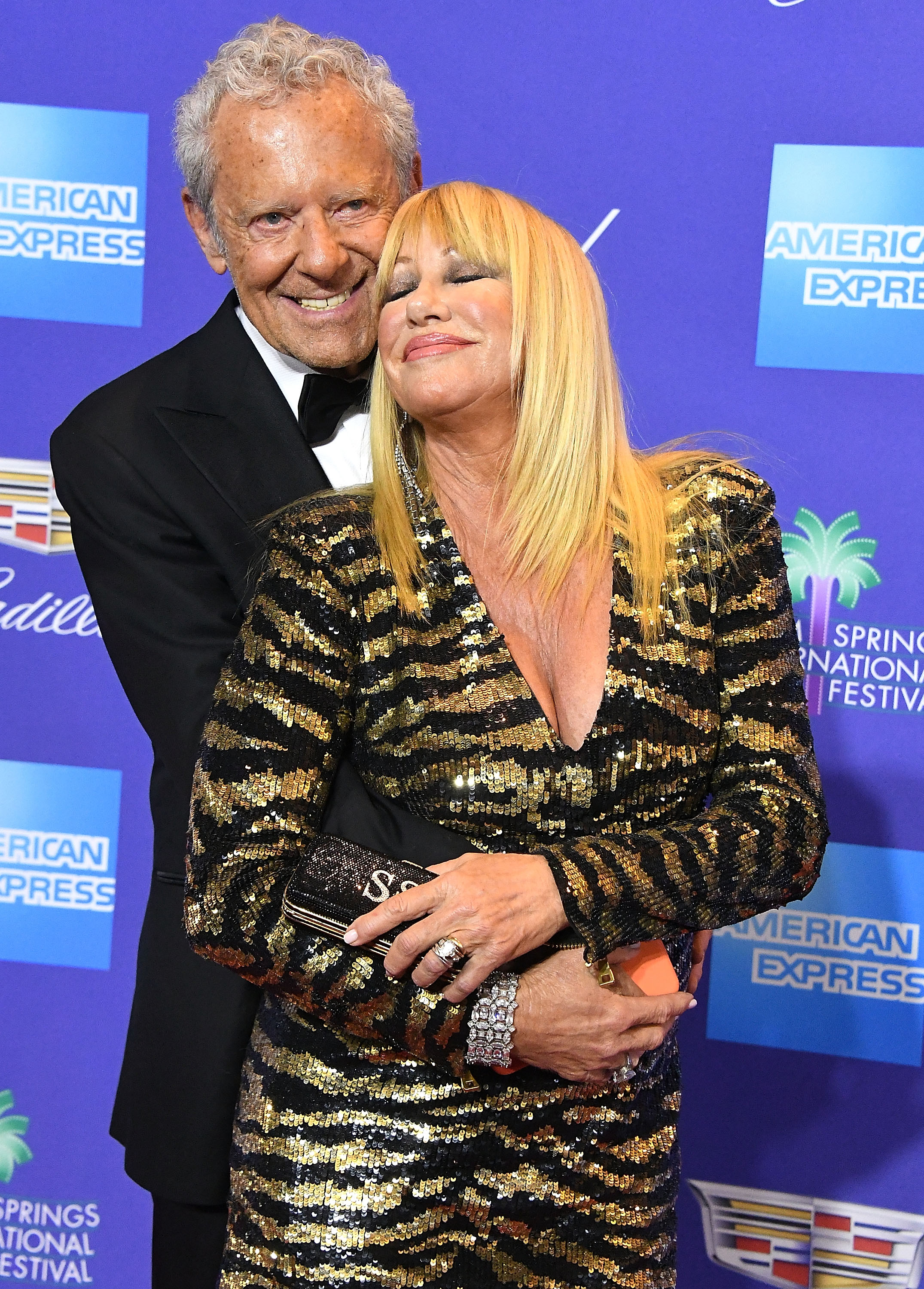 Alan Hamel and Suzanne Somers at the 29th Annual Palm Springs International Film Festival Film Awards Gala in 2018 | Source: Getty Images